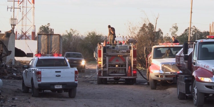 Tercer incendio en recicladora del bulevar Juan Pablo II