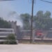 Incendio consume parte de empresa de licores en Delicias