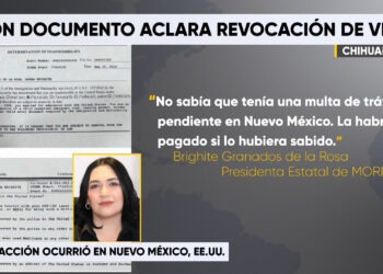 Brighite Granados aclara retiro de visa por infracción de tránsito en Nuevo México