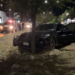 Aparatoso choque frente a Plaza Platinum 614 en La Cantera