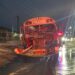 Arde transporte de personal en la carretera Cuauhtémoc–Chihuahua