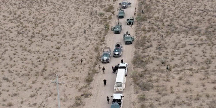 Autoridades estatales y federales despliegan operativo en Coyame