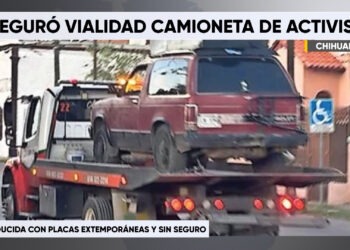 Aseguran vehículo en el que viajaba la activista Vicky Márquez por diversas irregularidades