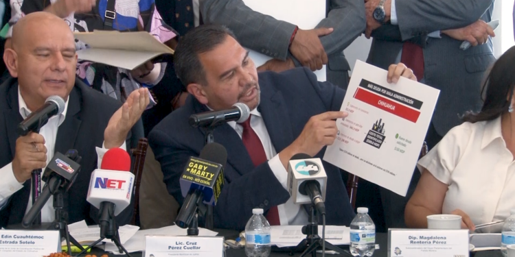 Comparece Cruz Pérez Cuéllar ante la Junta de Coordinación Política por adeudo con el SAT