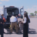 Oficial de la Policía Municipal de Aldama se desmaya por golpe de calor durante evento oficial