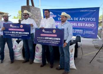 Entregan 27.8 millones de pesos a la Unión Ganadera para equipamiento e insumos