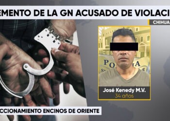 Detienen a presunto integrante de la Guardia Nacional por violación tumultuaria