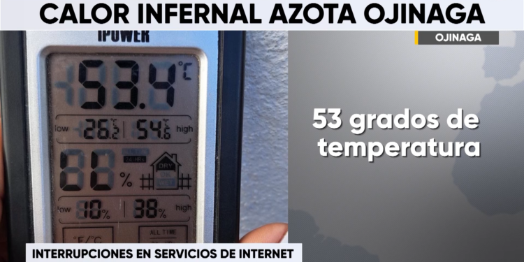 Temperaturas extremas afectan servicios y actividades en Ojinaga
