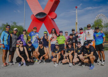Recorre Marco Bonilla el bordo de Ciudad Juárez en carrera atlética de 8 kilómetros