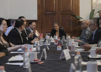 Maru Campos encabeza reunión semanal de la Mesa de Seguridad
