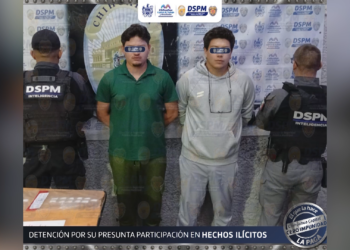 Detienen a dos hombres con 22 porciones de cristal en la colonia Ponce de León