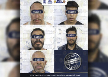 Policías municipales detienen a cinco personas por supuesto robo en vagones del ferrocarril