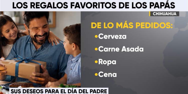 Camisas, carteras y relojes, entre los regalos más comunes en el Día del Padre en Chihuahua