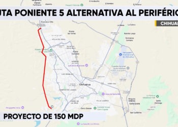 Proyecto Vial Poniente 5 tendrá 20.9 kilómetros y conectará zonas clave de la ciudad
