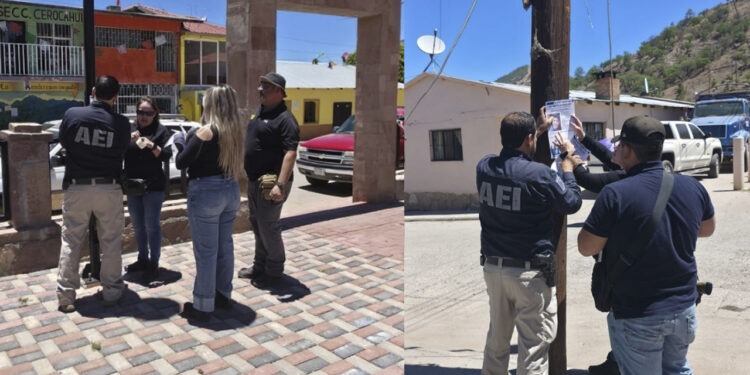 Realizan FGE Occidente acciones de búsqueda de personas desaparecidas en Urique