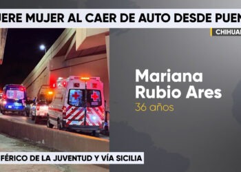 Muere mujer tras caída de vehículo desde puente en el Periférico de la Juventud