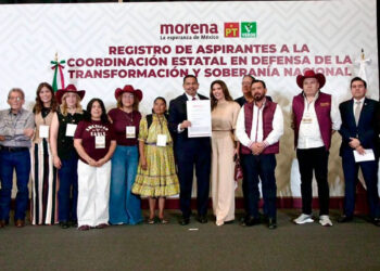 Se registra Cruz Pérez Cuéllar como aspirante de Morena a la gubernatura de Chihuahua