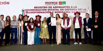 Se registra Cruz Pérez Cuéllar como aspirante de Morena a la gubernatura de Chihuahua