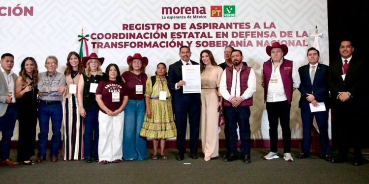 Se registra Cruz Pérez Cuéllar como aspirante de Morena a la gubernatura de Chihuahua