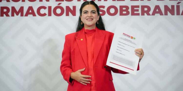 Se registra la senadora con licencia Andrea Chávez como aspirante a la gubernatura de Chihuahua