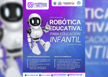 Ofrecen especialización en robótica educativa en la Universidad de las Mujeres