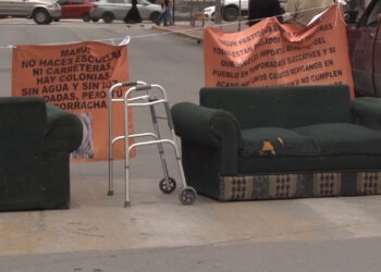 Manifestantes vuelven a cerrar vialidades en el centro de la ciudad por demandas de vivienda