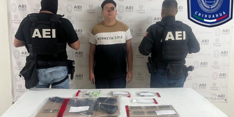 Tras cateo detienen a sujeto con droga y arma de fuego en la colonia Puerta San Miguel III Etapa