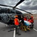Trasladan de urgencia en helicóptero a mujer lesionada desde Guachochi hasta la capital