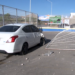 Mujer choca contra negocio tras intentar esquivar a un perro en la vialidad Los Nogales