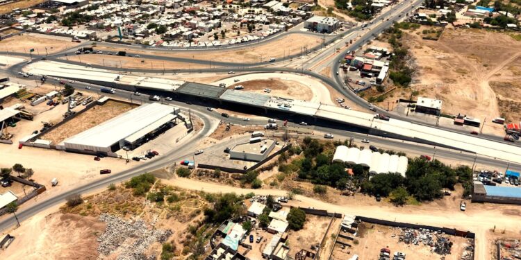Anuncia Obras Públicas cambios en la circulación por avance en distribuidor Chihuahua-Aldama