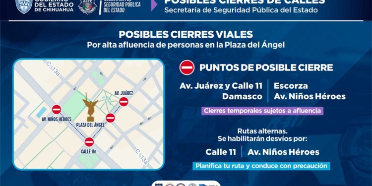 Contemplan cierre de calles en el centro de Chihuahua por festejos de la Copa Mundial