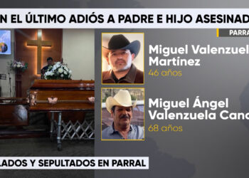 Dan último adiós a pastor y su padre asesinados en Guadalupe y Calvo