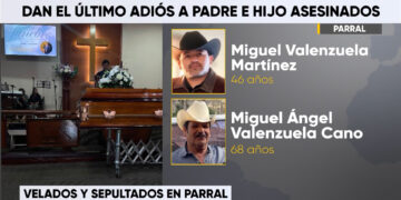 Dan último adiós a pastor y su padre asesinados en Guadalupe y Calvo
