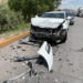 Conductor resulta lesionado tras choque por alcance en la Vialidad Sacramento