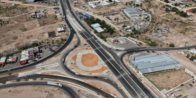 Abrirán por completo circulación en la glorieta de la carretera Chihuahua-Aldama y Fuerza Aérea