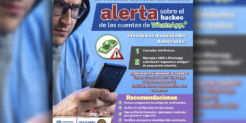 Alerta FGE sobre hackeo a cuentas de WhatsApp