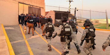 Aseguran artículos prohibidos tras operativo de revisión en el Cereso No. 1 de Aquiles Serdán