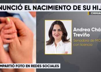 Andrea Chávez anuncia el nacimiento de su primer hijo