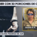 Detienen a mujer con 22 porciones de cocaína en Praderas del Sur
