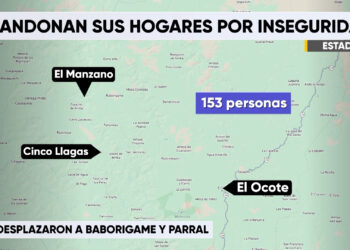 Violencia provoca el desplazamiento de 153 personas en Guadalupe y Calvo