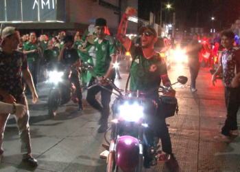 Celebran en Delicias el triunfo de la Selección Mexicana