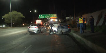 Choque en el periférico R. Almada deja tres lesionados