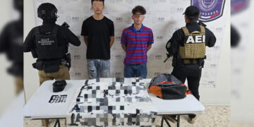 Detiene AEI a dos hombres en posesión de droga en la ciudad de Chihuahua