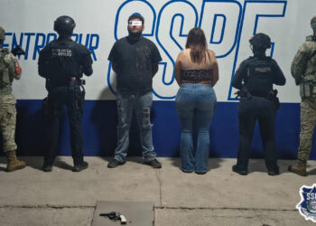 Detiene SSPE a pareja armada en Chihuahua