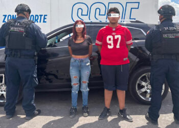 Detienen a pareja con presunta droga en Ciudad Juárez