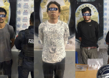 Detienen a tres con aparente marihuana en diferentes hechos en la capital