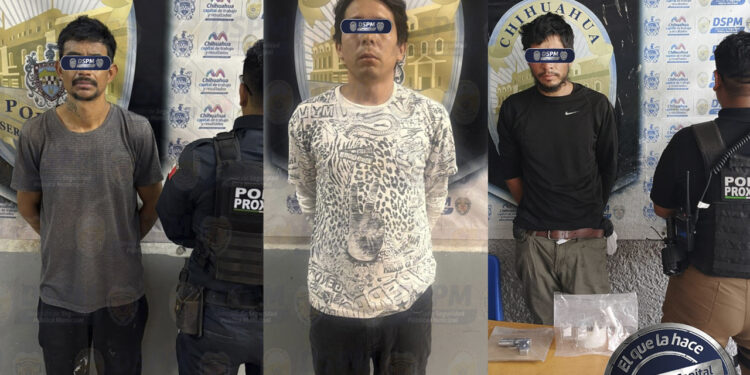 Detienen a tres con aparente marihuana en diferentes hechos en la capital