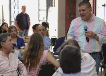 “En 2027 nos vamos a jugar la chihuahuanidad”: César Jáuregui se reúne con integrantes de Clubes Rotarios
