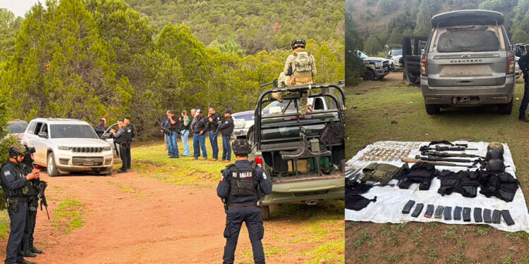 Estatales repelen emboscada y abaten a un atacante en Guerrero; aseguran vehículos, armas y equipo táctico