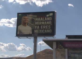 Espectacular dedicado a Erling Haaland sorprende en Chihuahua